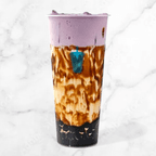 Best Brown Sugar Ube Float w. Boba 黑糖紫薯奶蓋 in Edison, NJ